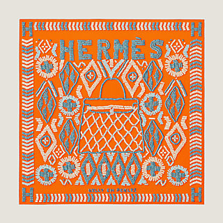 Kelly en Perles wash scarf 140 | Hermès Singapore